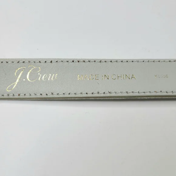 J. Crew Sage Green Gray Velvet Belt - Picture 10 of 10
